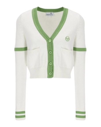 Sergio Tacchini Lucia Knitted Cardigan In Gardenia