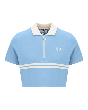 Sergio Tacchini Miss Supermac Polo Shirt In Clear Sky