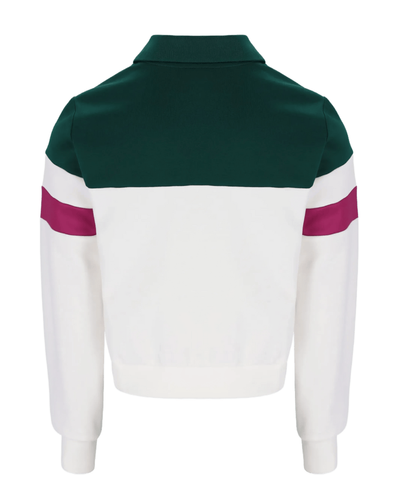 Sergio Tacchini Miss Tomme TJ Track Jacket in Rainforest/Gardenia
