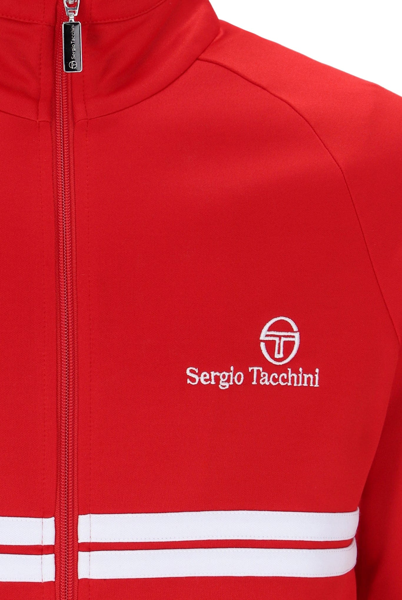 Sergio Tacchini New Dallas Track Top in Adrenaline Rush/White
