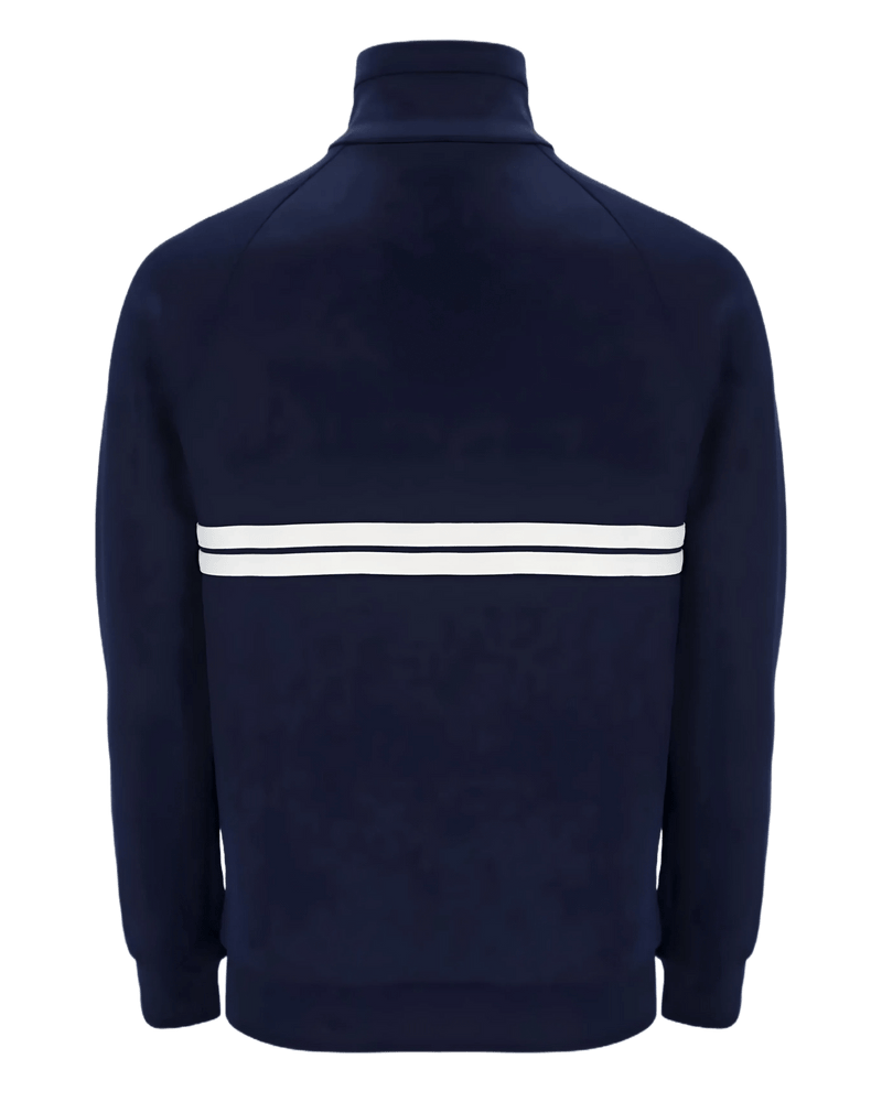 Sergio Tacchini New Dallas Track Top in Maritime Blue /Adrenaline Rush/White