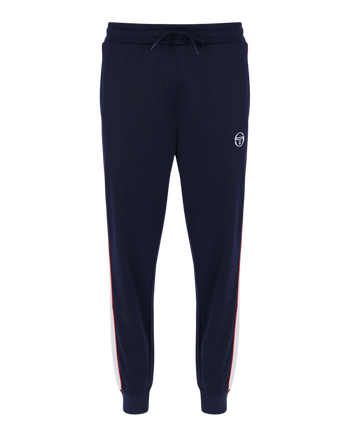 Sergio Tacchini New Iceberg Track Pant In Maritime Blue