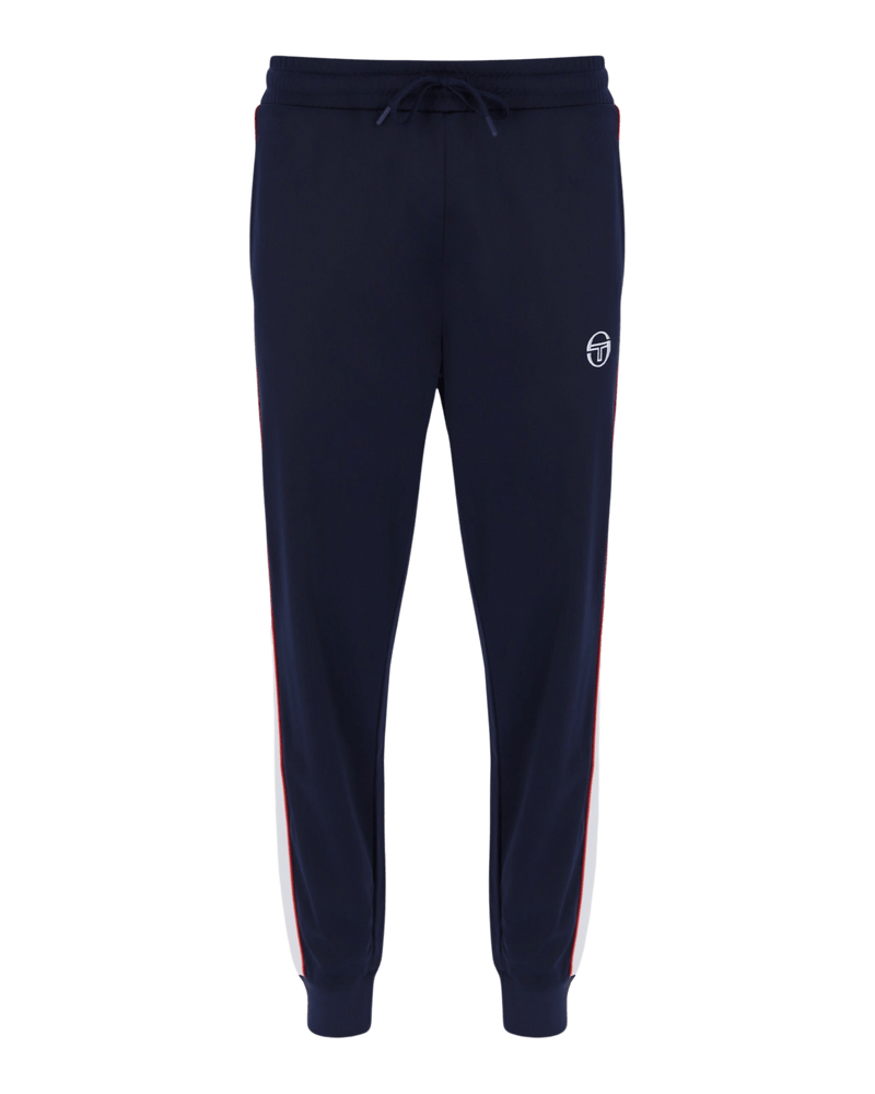 Sergio Tacchini New Iceberg Track Pant In Maritime Blue