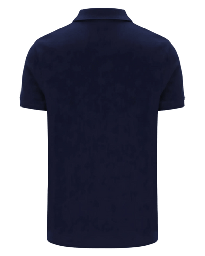 Sergio Tacchini New Supermac P Polo Shirt in Maritime Blue /White/Adrenaline Rush