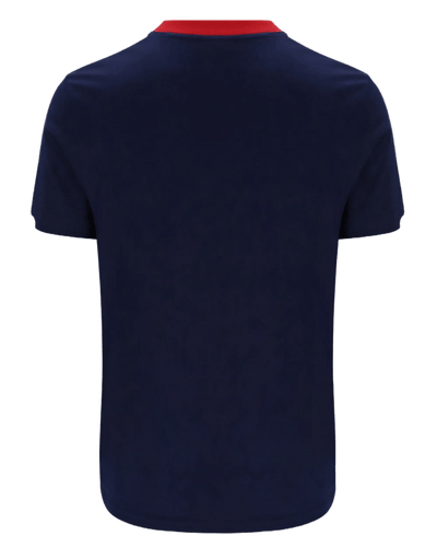 Sergio Tacchini New Supermac T T Shirt in Maritime Blue /Adrenaline Rush/White