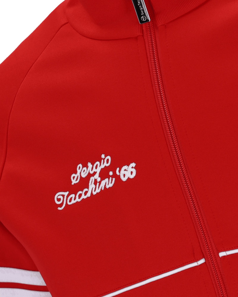 Sergio Tacchini Orion Davis Track Top In Adrenaline Rush/White