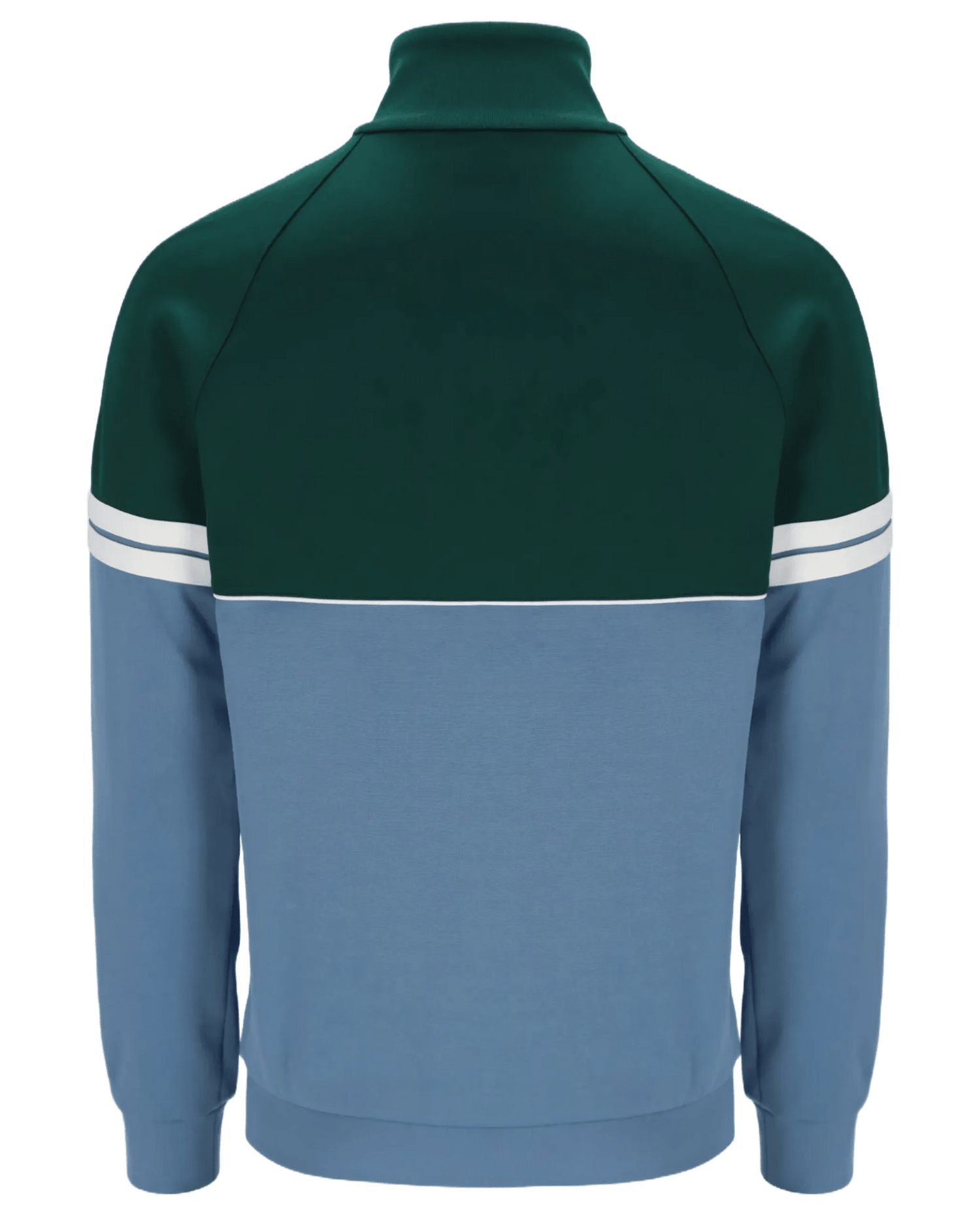 Sergio Tacchini Orion TJ Track Jacket in Rainforest Coronet Blue / Gardenia