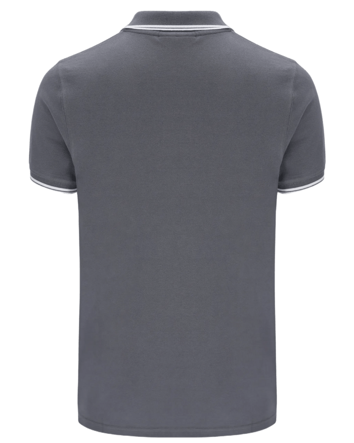 Sergio Tacchini Polo Shirt S/S in Quiet Shade / White
