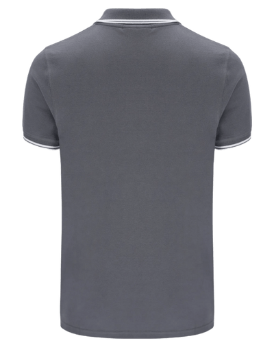 Sergio Tacchini Polo Shirt S/S in Quiet Shade / White