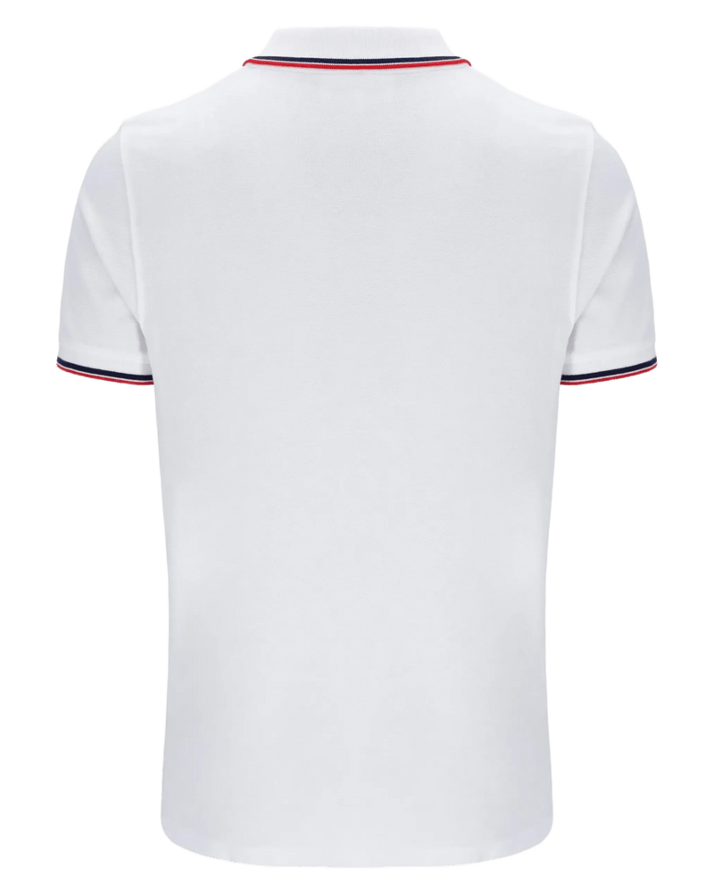 Sergio Tacchini Polo Shirt S/S in White/Maritime