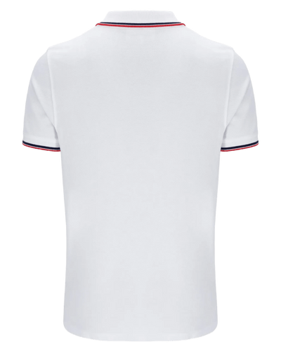 Sergio Tacchini Polo Shirt S/S in White/Maritime