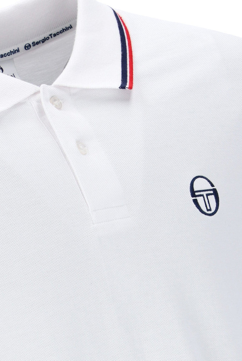 Sergio Tacchini Polo Shirt S/S in White/Maritime