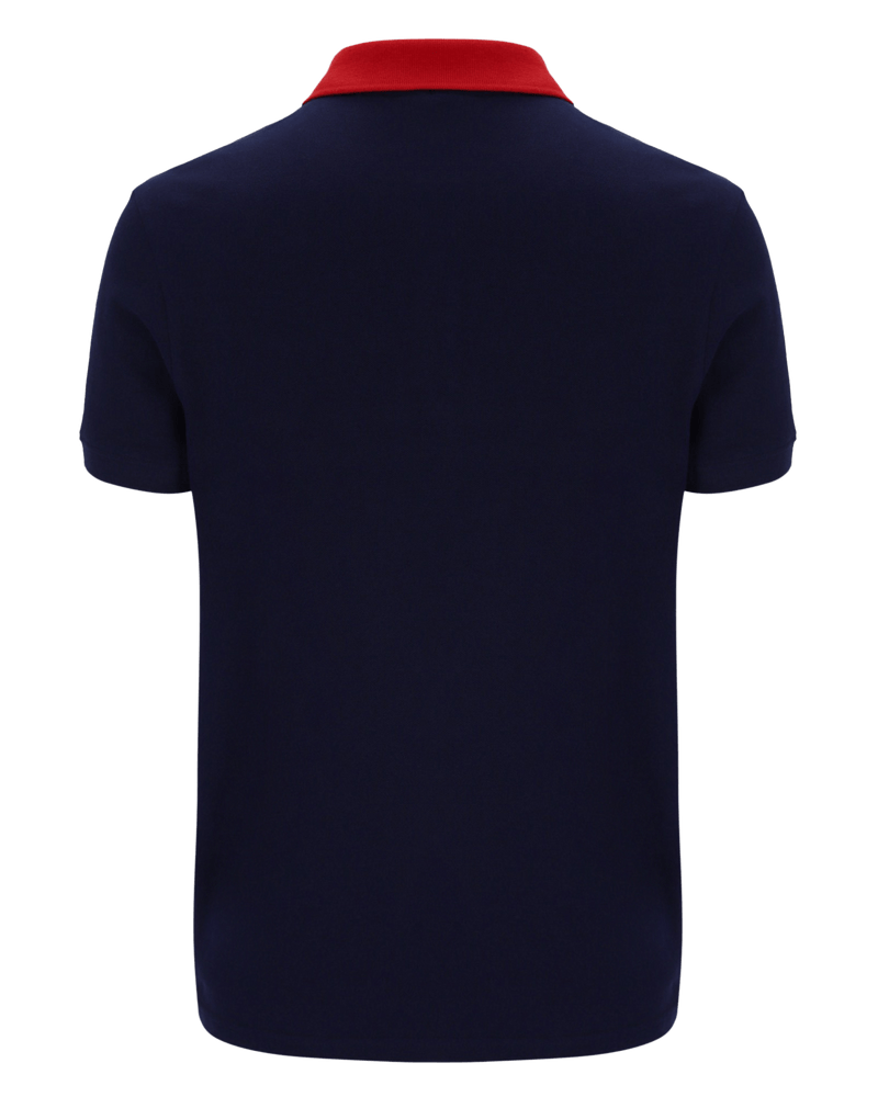 Sergio Tacchini Supermac Polo Polo Shirt In Maritime Blue/Adrenaline Rush/Nautical Blue