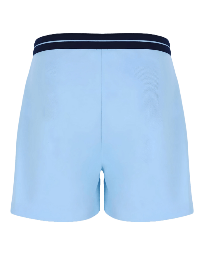 Sergio Tacchini Supermac Shorts In Clear Sky/Pearled Ivory