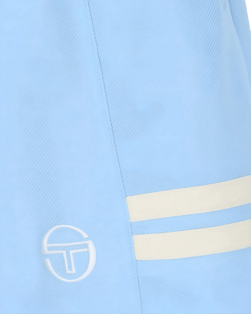 Sergio Tacchini Supermac Shorts In Clear Sky/Pearled Ivory