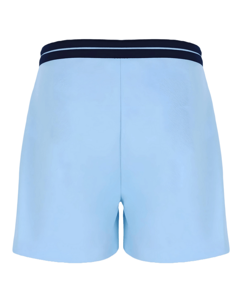 Sergio Tacchini Supermac Shorts In Clear Sky/Pearled Ivory