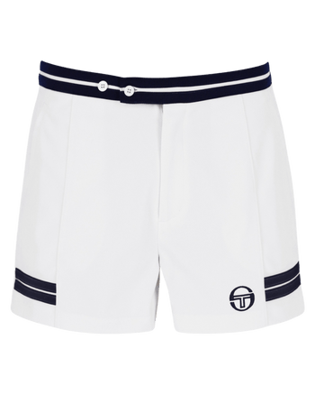 Sergio Tacchini SuperMac Tennis Shorts in White