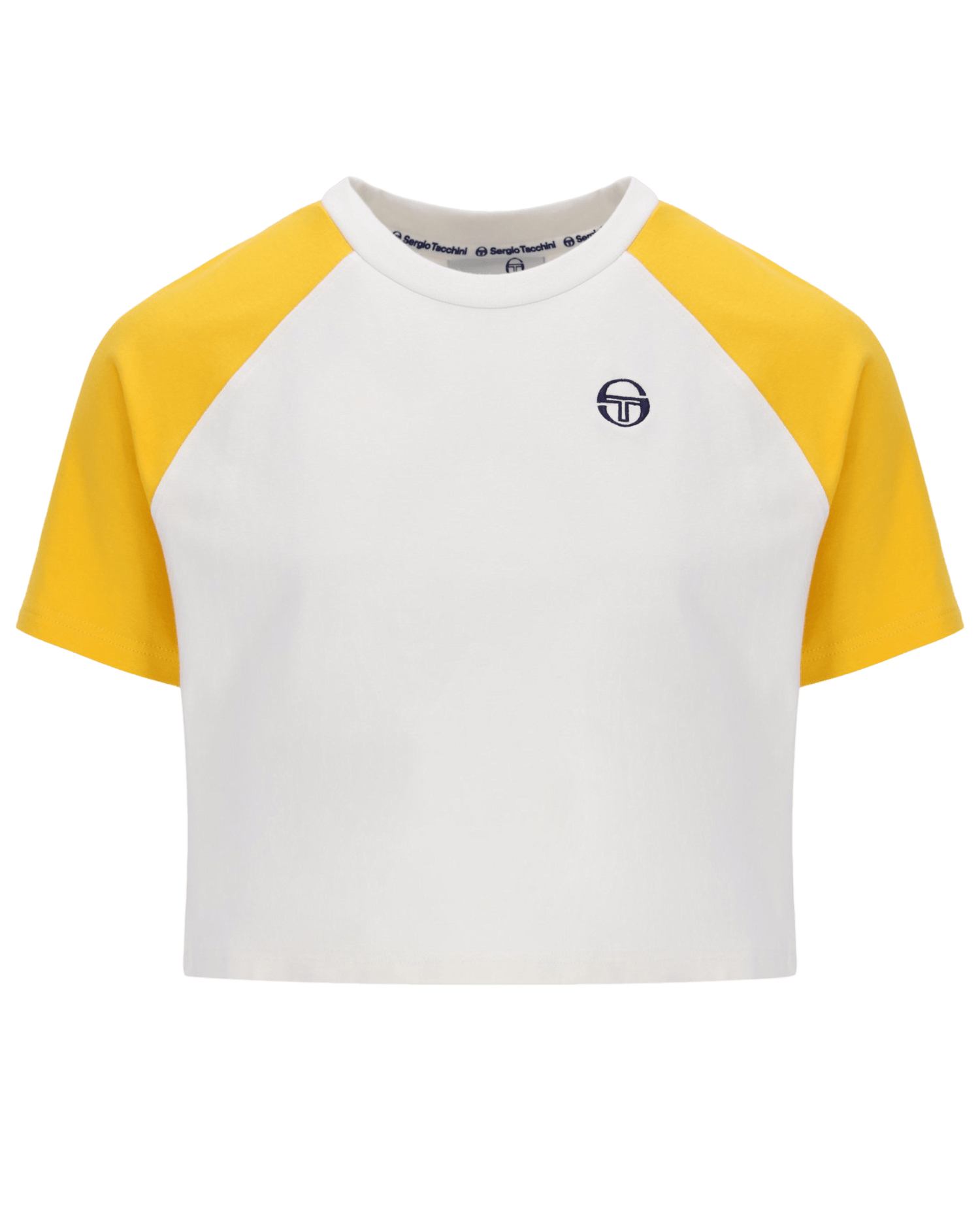 Sergio Tacchini Wilhemina Tee Cropped T Shirt In Gardenia