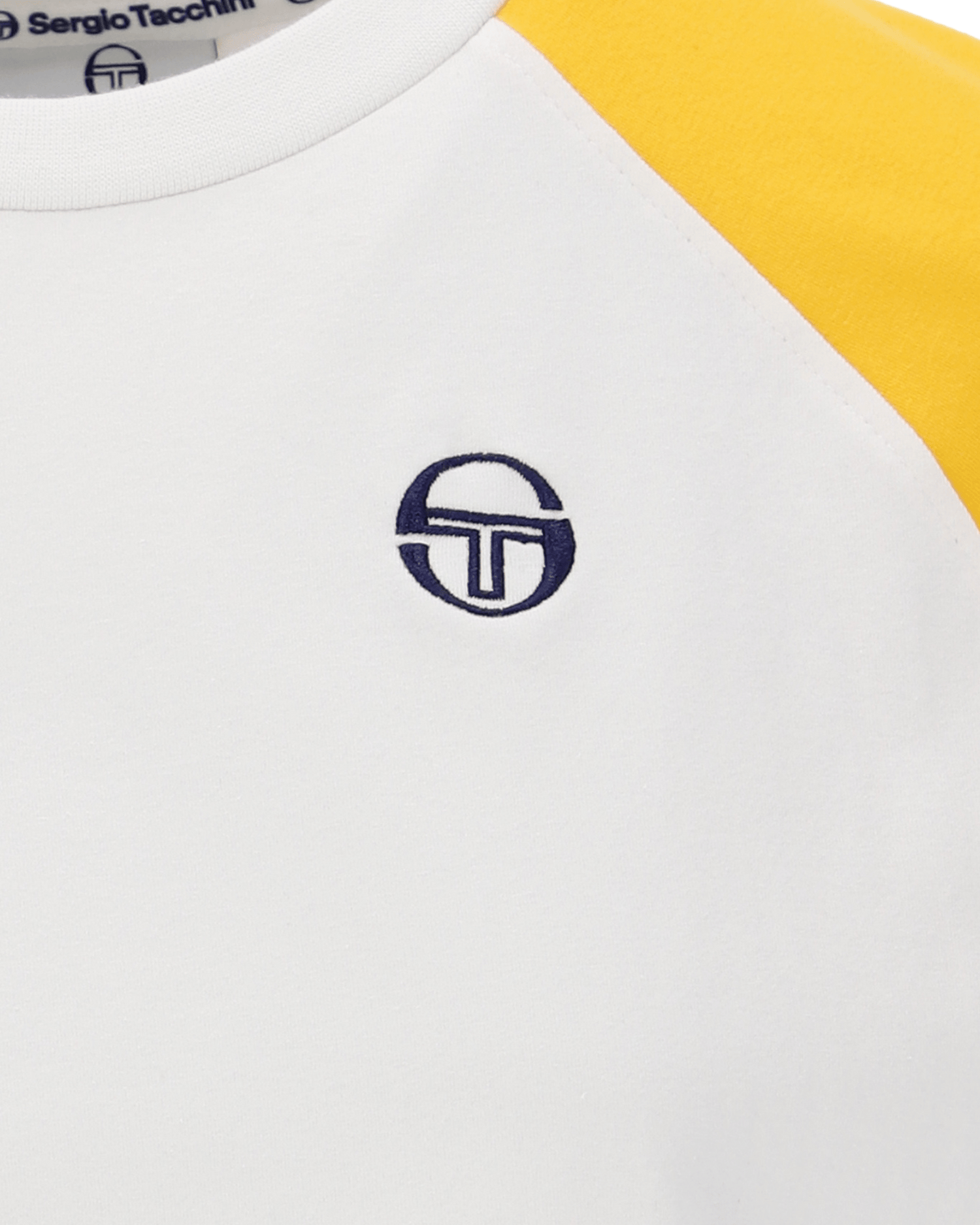 Sergio Tacchini Wilhemina Tee Cropped T Shirt In Gardenia