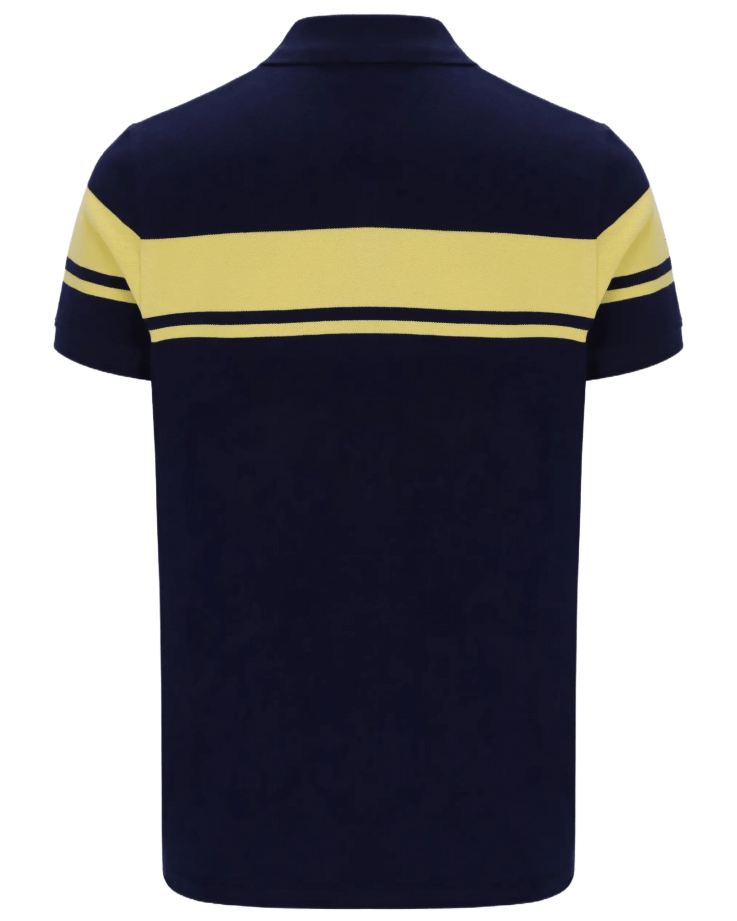 Sergio Tacchini Young Line Polo Shirt in Maritime Blue / Lemon Drop