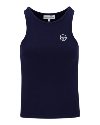 Sergio Tacchini Zara Racerback Vest In Maritime Blue