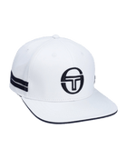 Sergio Tacchini Zarda Cap Baseball Cap In White/Maritime Blue