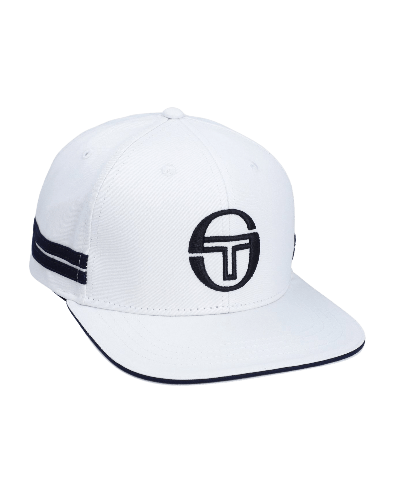 Sergio Tacchini Zarda Cap Baseball Cap In White/Maritime Blue