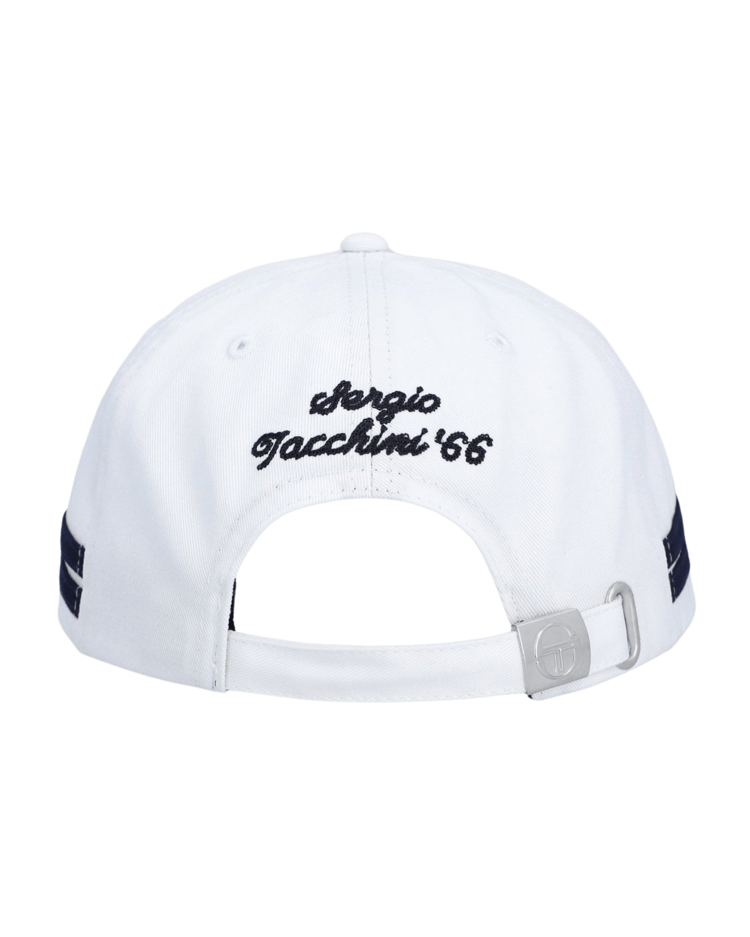 Sergio Tacchini Zarda Cap Baseball Cap In White/Maritime Blue