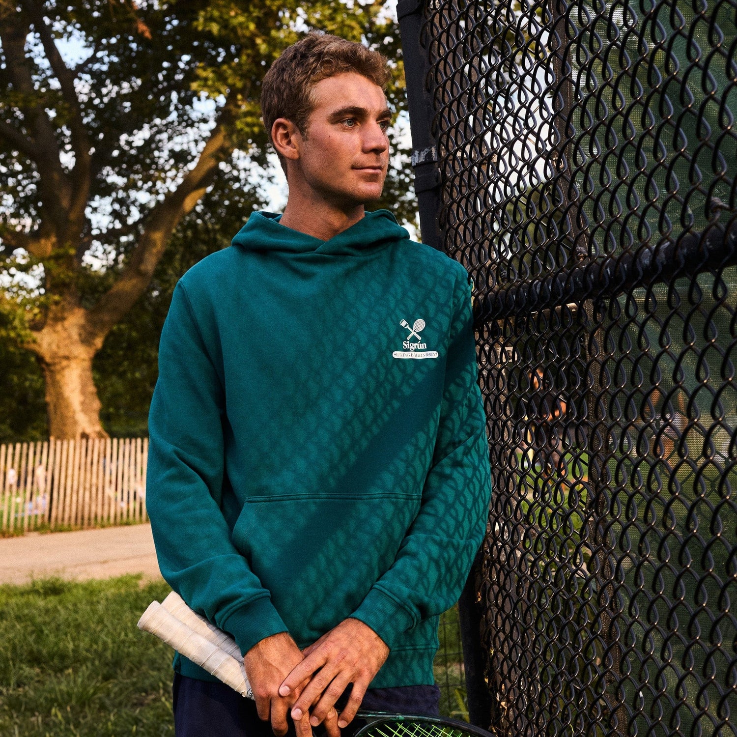 Serving Bagels Off-Court Hoodie