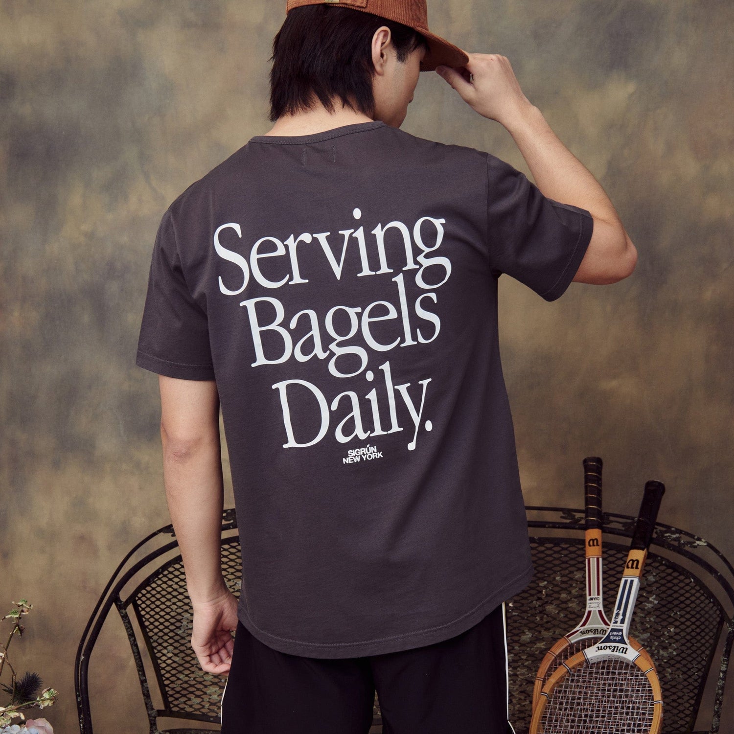 Serving Bagels Veranda Tee