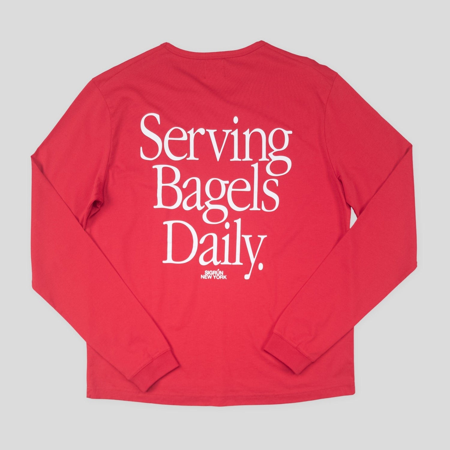Serving Bagels Veranda Tee LS