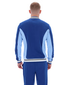 Settanta Baseball Track Jacket in Limoges/Frozen Fjord/Black/White