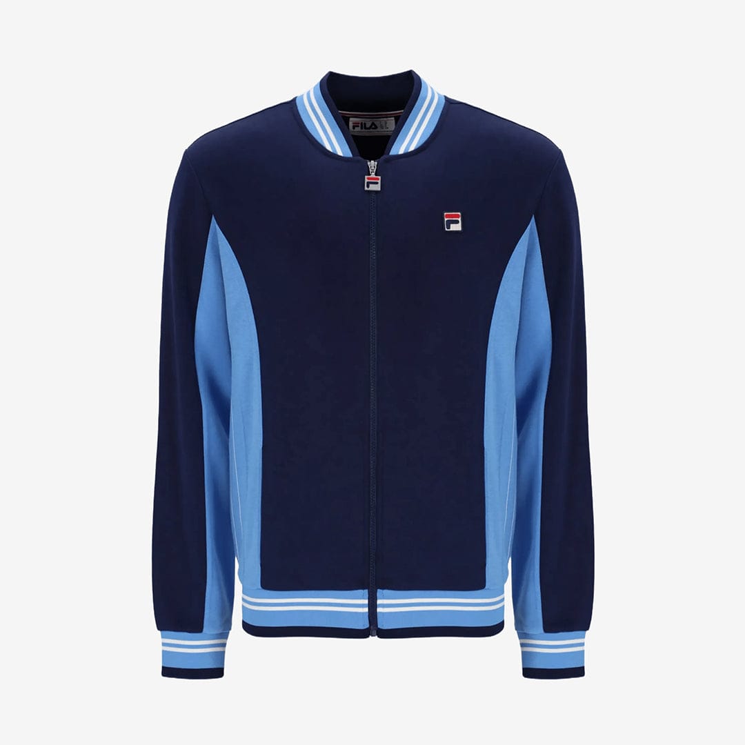 Settanta Jkt Baseball Track Jacket in Navy/Regatta/Gardenia