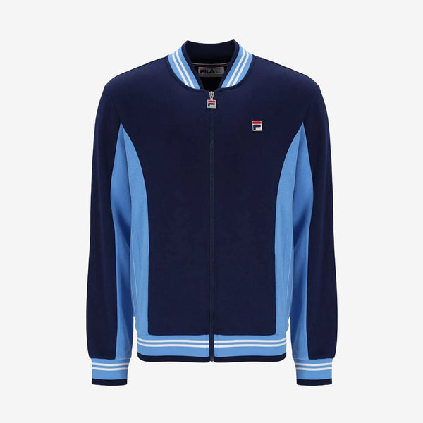 Settanta Jkt Baseball Track Jacket in Navy/Regatta/Gardenia