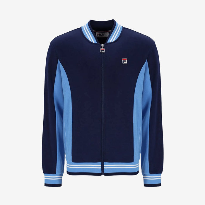 Settanta Jkt Baseball Track Jacket in Navy/Regatta/Gardenia