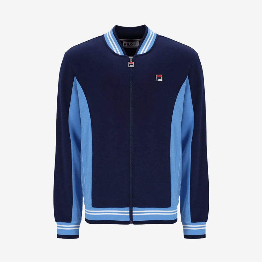 Settanta Jkt Baseball Track Jacket in Navy/Regatta/Gardenia