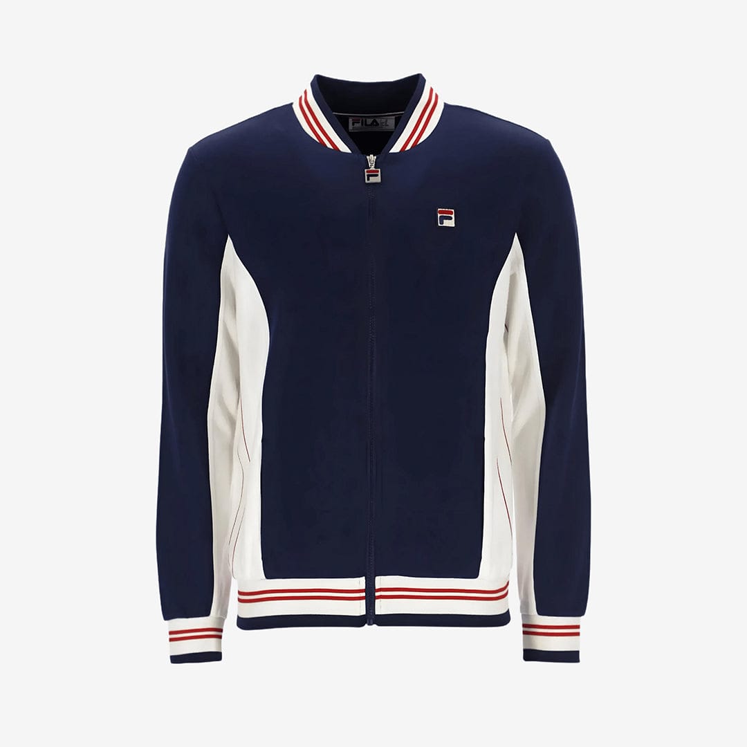 Settanta Track Top Navy, Red & Cream
