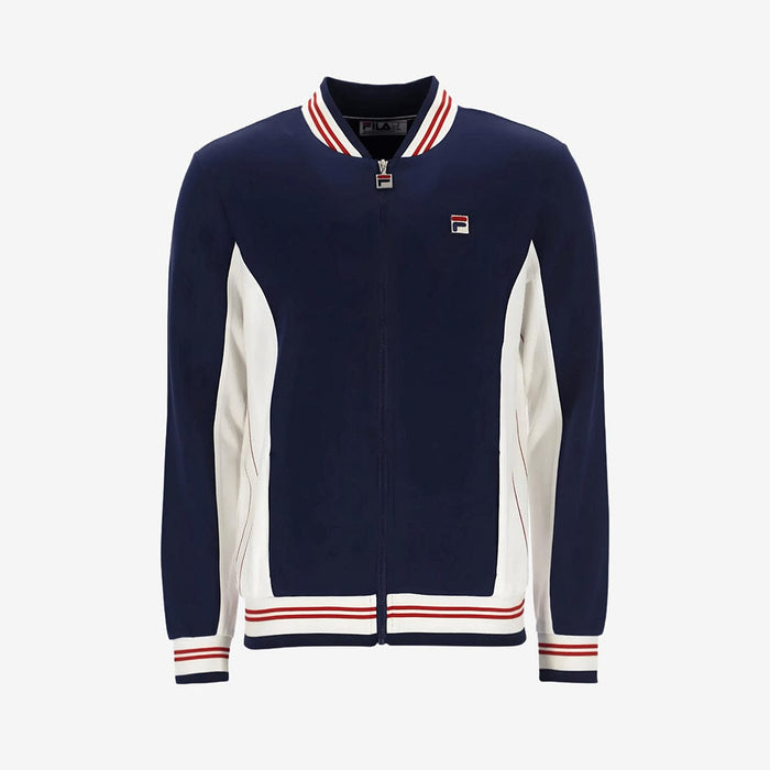 Settanta Track Top Navy, Red & Cream