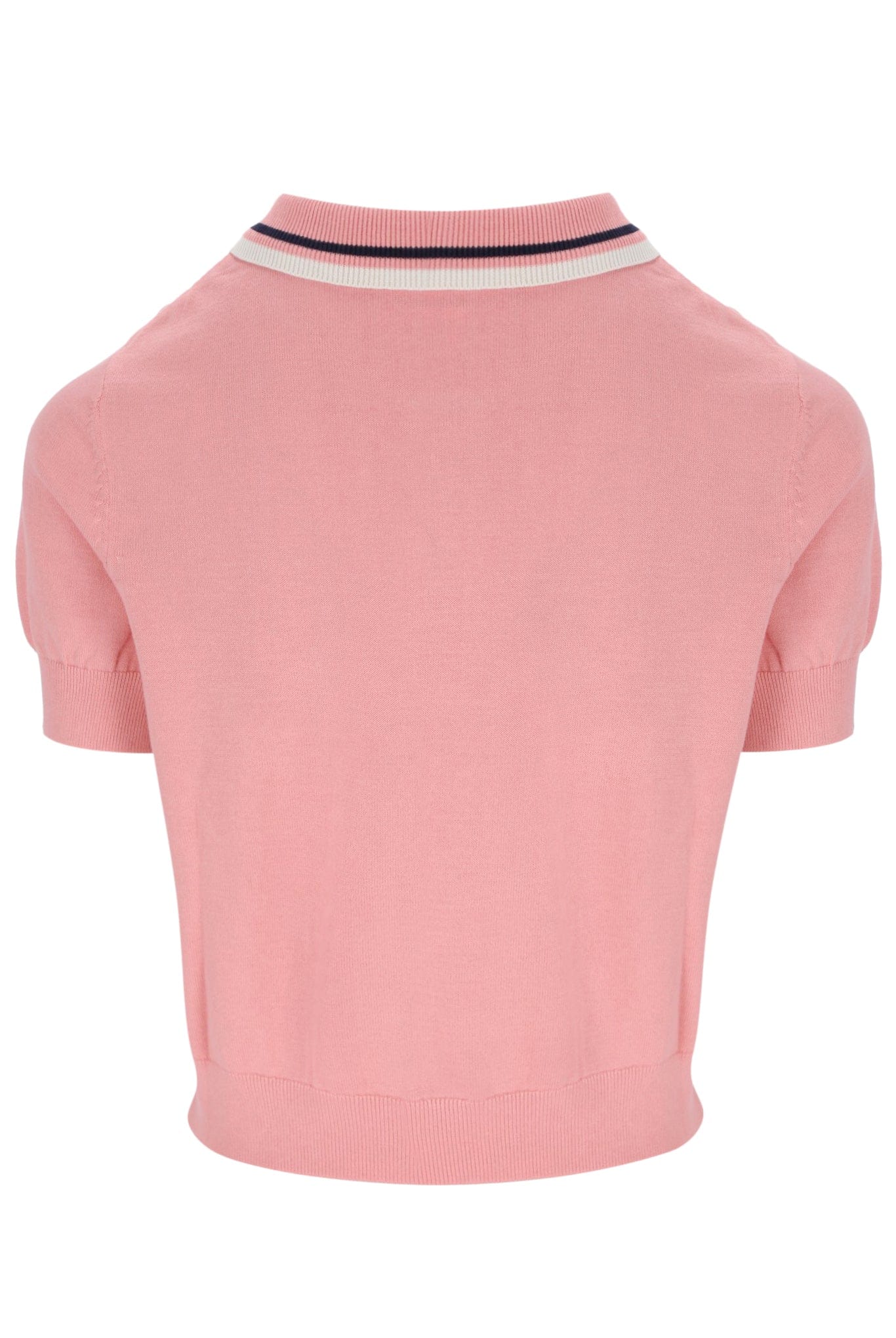 Sofia Knit Polo in Quartz Pink