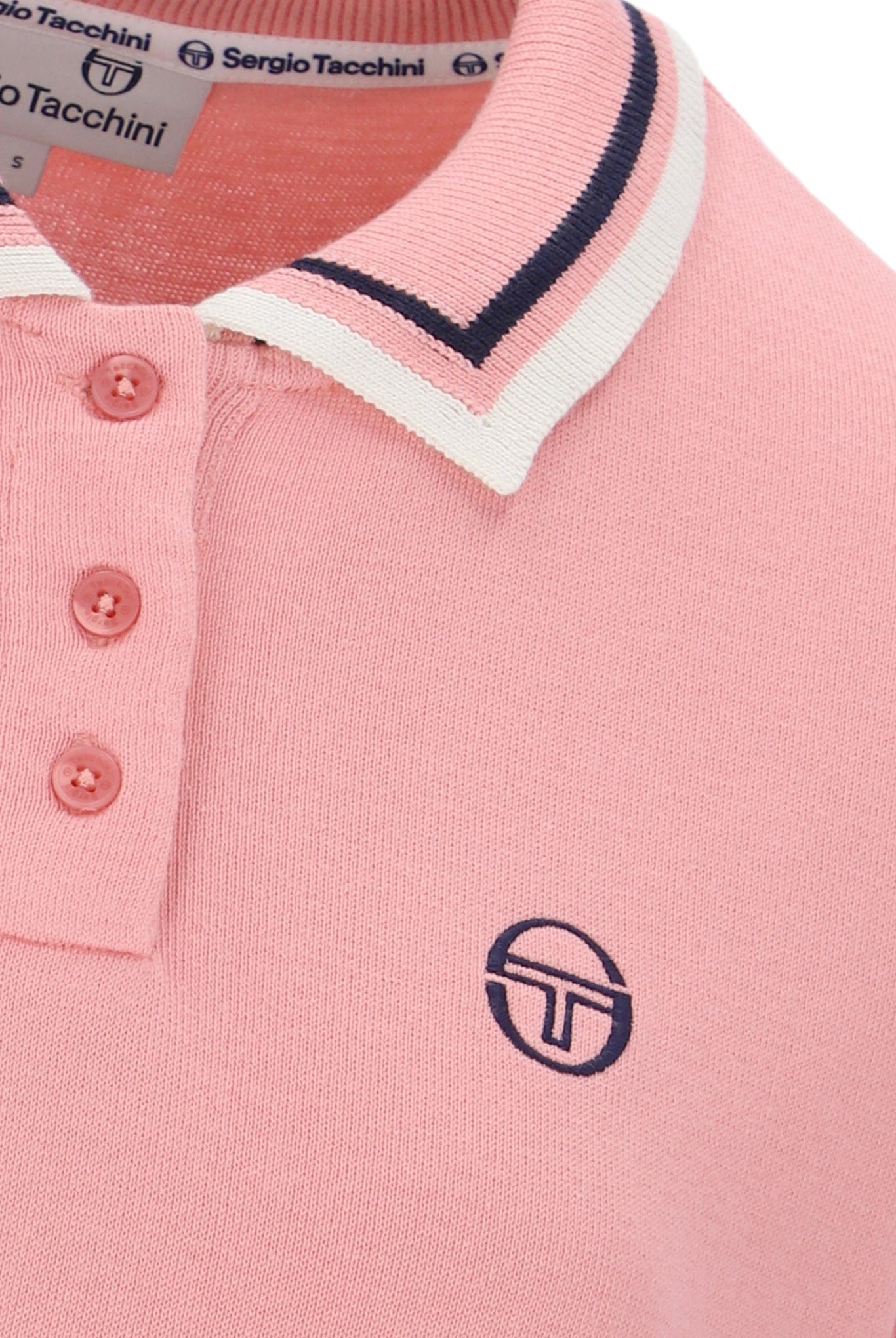 Sofia Knit Polo in Quartz Pink