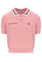 Sofia Knit Polo in Quartz Pink