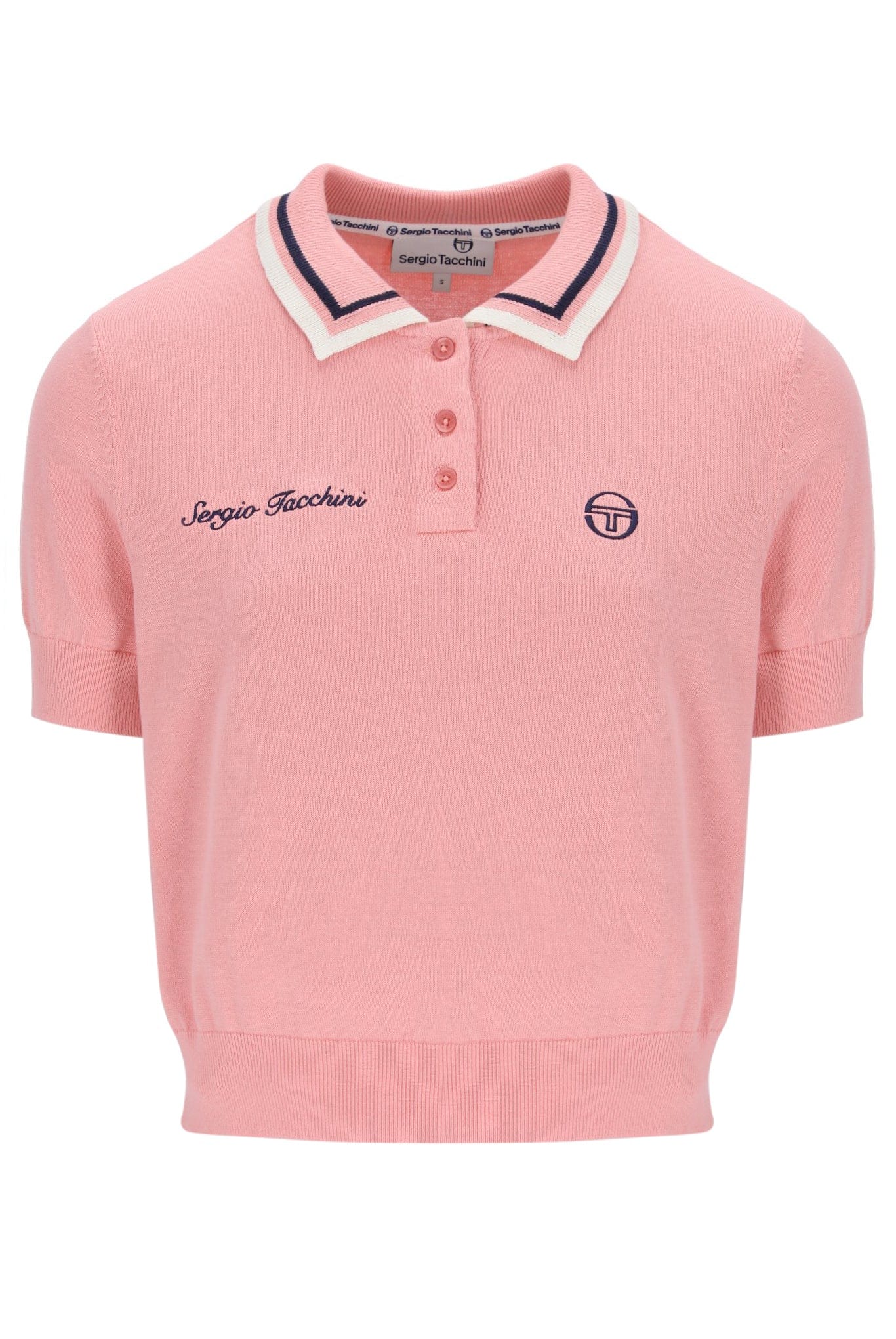 Sofia Knit Polo in Quartz Pink