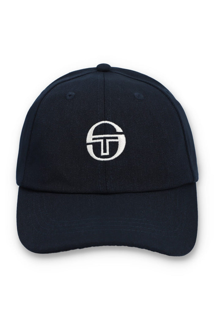 Sparks Classic 6 Panel Strapback Cap in Martime Blue/Gardenia
