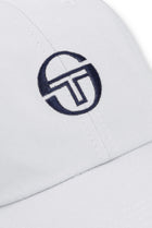Sparks Classic 6 Panel Strapback Cap in White/Martime Blue