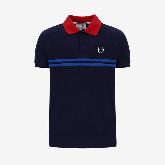 Supermac Polo Polo Shirt In Maritime Blue/Adrenaline Rush/Nautical Blue