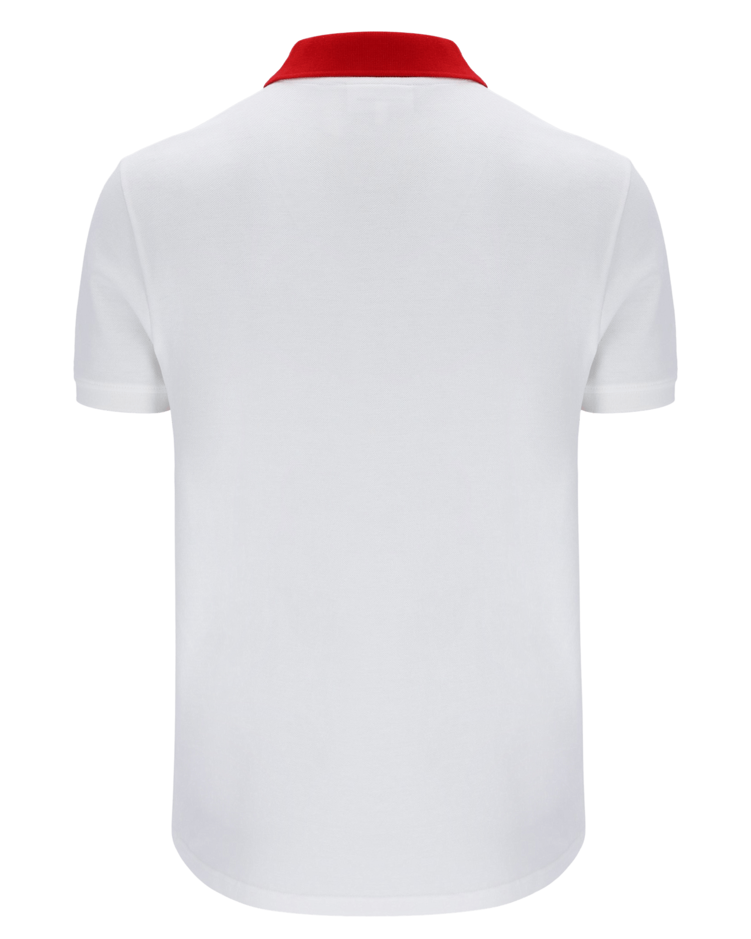 Supermac Polo Polo Shirt In White/Adrenaline Rush