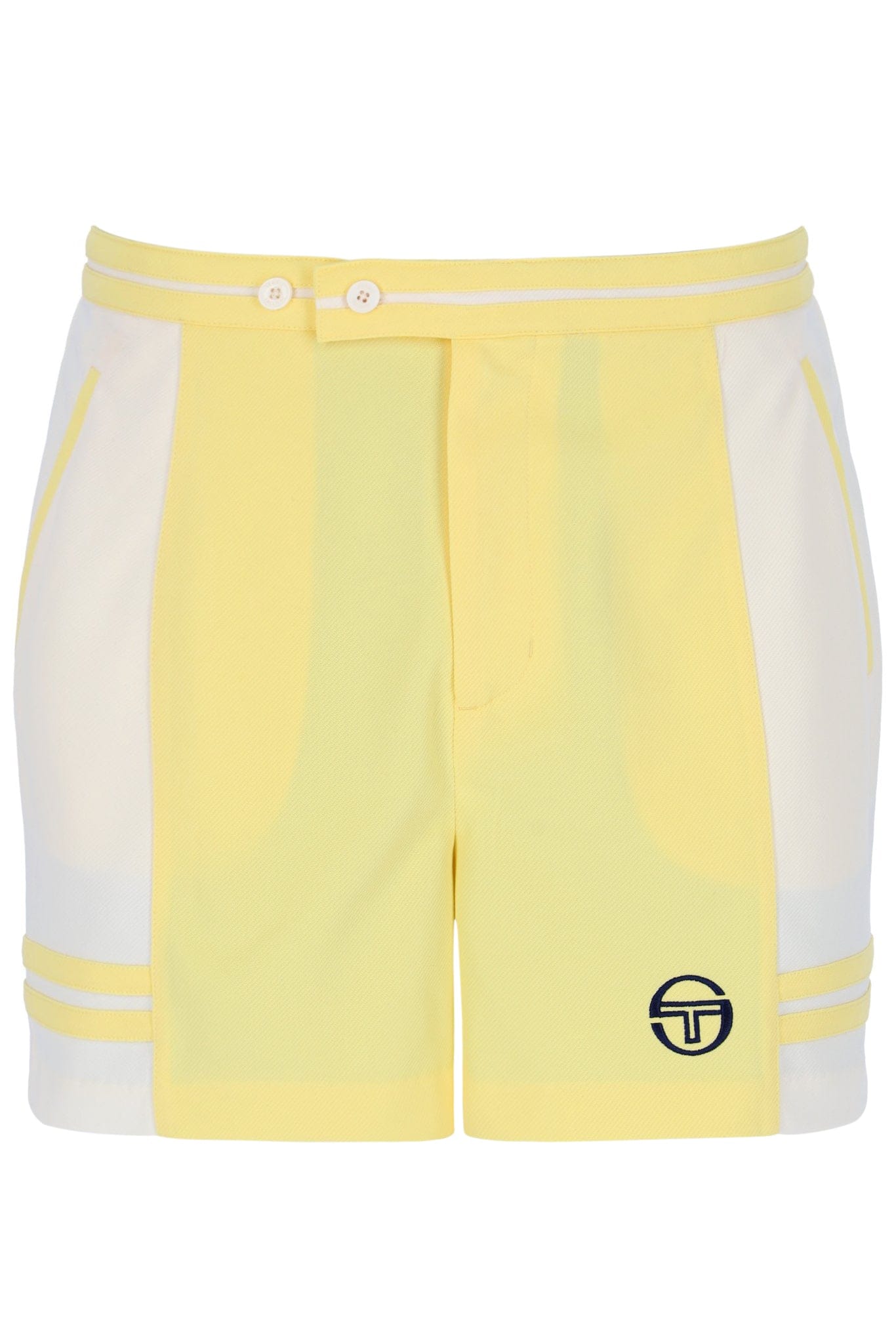 Supermac Short Tennis Short In Pale Banana/Gardenia