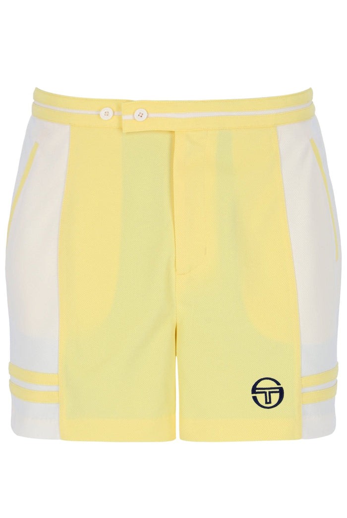 Supermac Short Tennis Short In Pale Banana/Gardenia