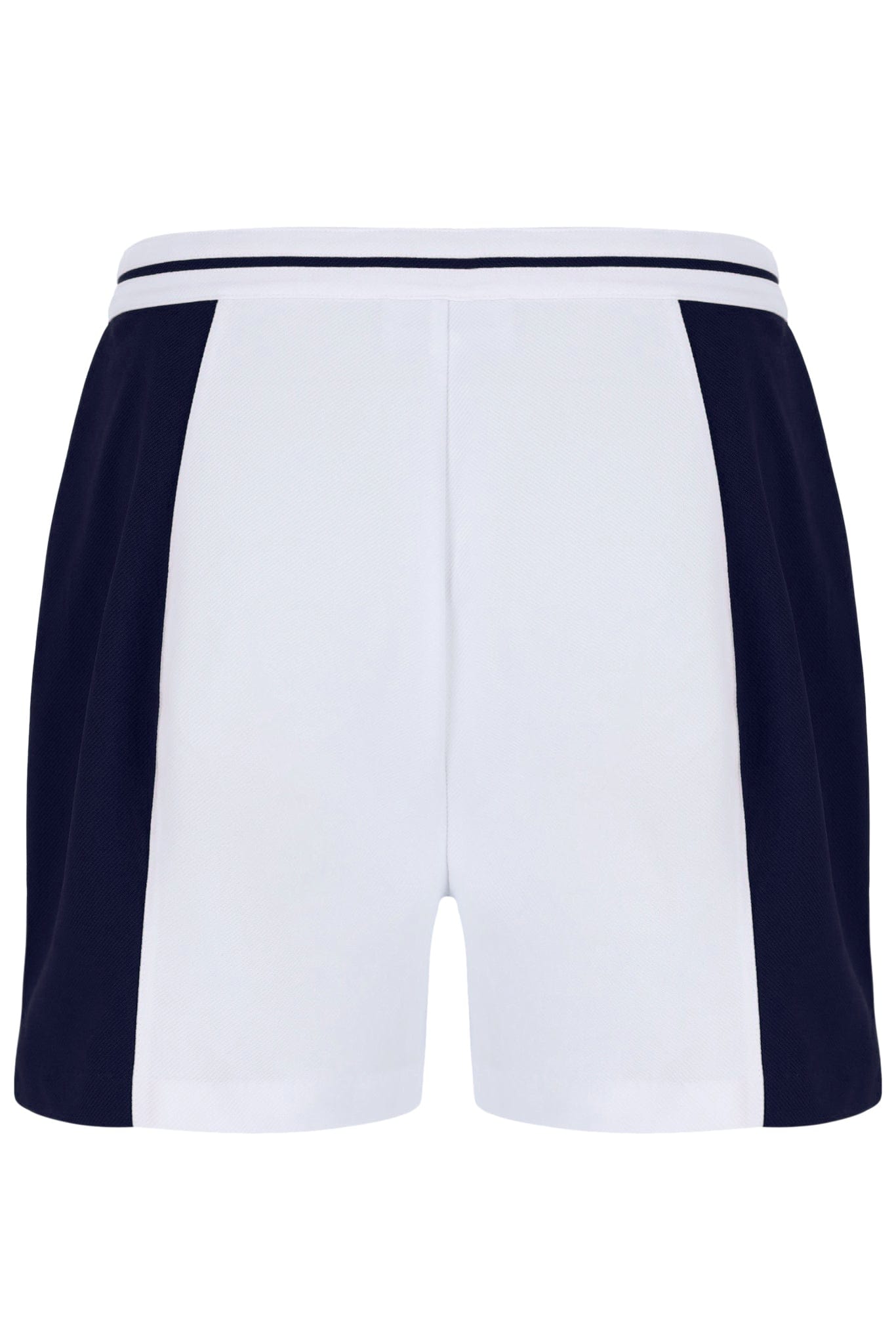 Supermac Short Tennis Short In White/Maritime Blue