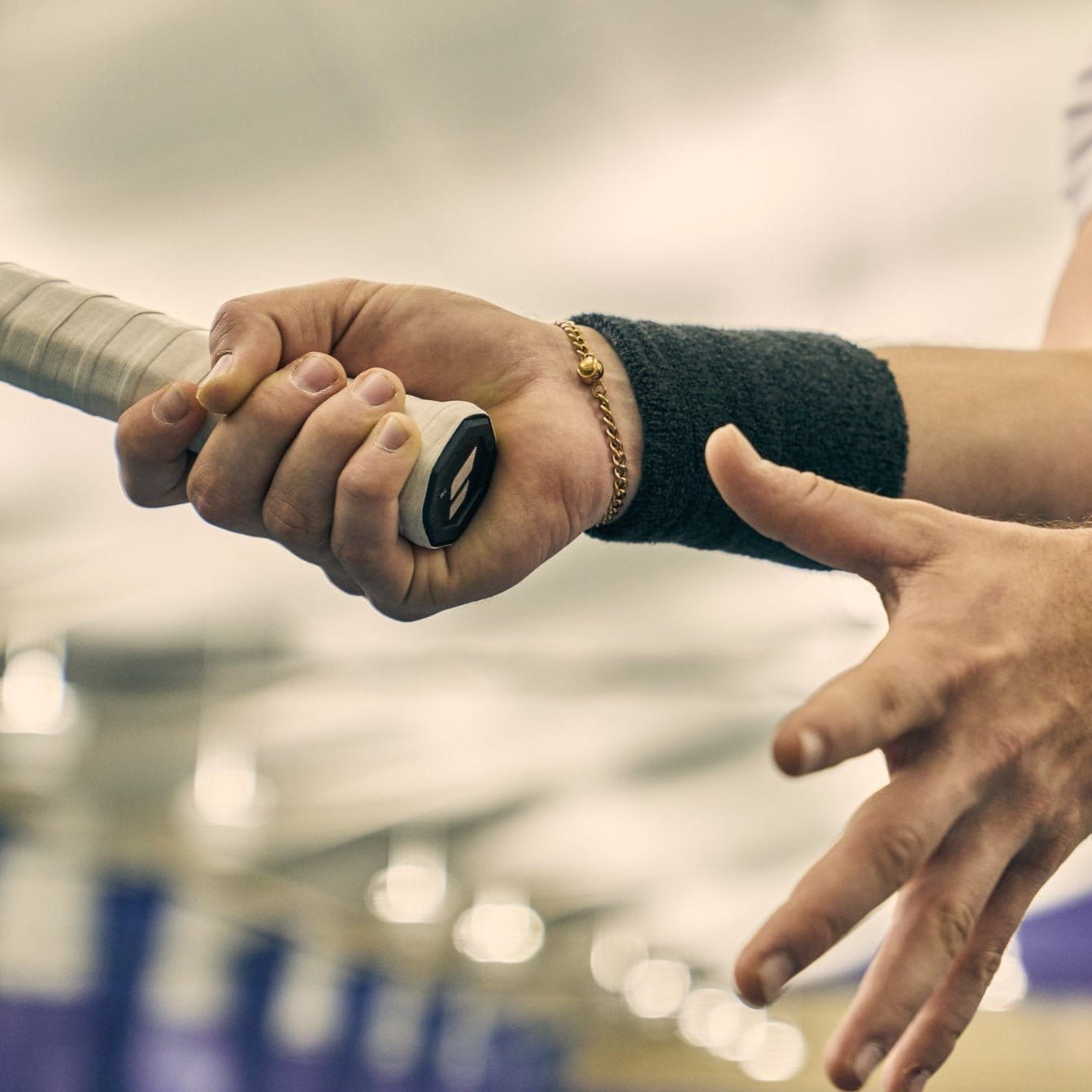 Tennis Ball Cuban Chain Bracelet